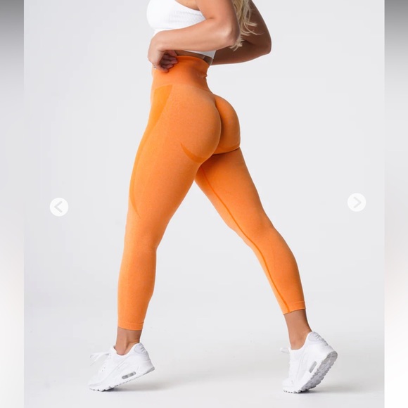 NVGTN Sunset Orange Contour‎ Leggings M - Picture 1 of 12